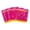 Pink, variant on Regal Games, Original Interstate Highway Travel Bingo Set, for Road Trips & Travels, Orange, 4 Packs