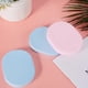thumbnail image 4 of 4 esponjas limpiadoras faciales ovaladas reutilizables de 2 colores, color rosa y azul, para desmaquillar., 4 of 6