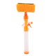 thumbnail image 2 of Limpiador de ventanas multifunción, cepillo pulverizador de toalla de microfibra para limpieza de cristales de coche en casa (naranja), 2 of 8