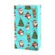 thumbnail image 2 of Bolsas de regalo navideñas de papel kraft | 24 x 13 x 7,6 cm | Bolsas de regalo navideñas multicolores con diseños de Papá Noel, copos de nieve, ciervos y muñecos de nieve | Bolsas reutilizables, 2 of 6
