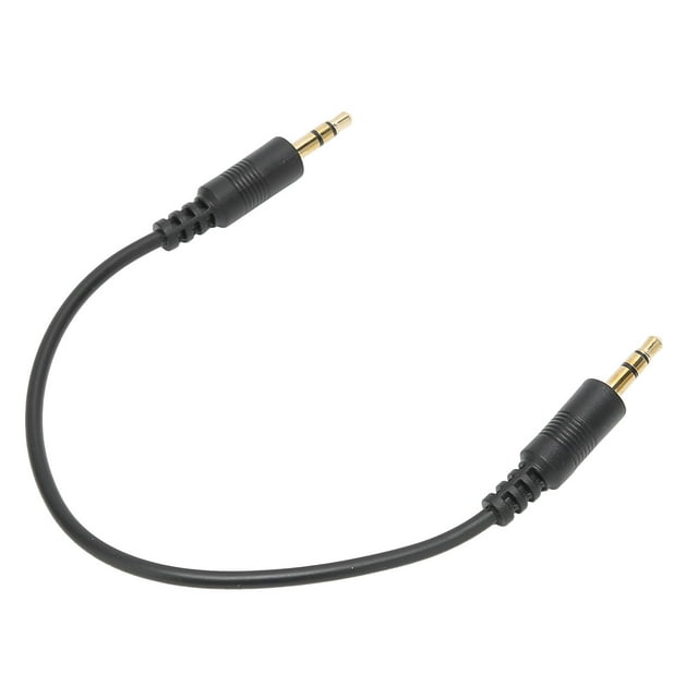 Cable de audio estéreo de 3,5 mm a 3,5 mm macho a macho Cable extensor auxiliar para iPhone/iPad/auriculares 0,3 m