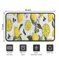 thumbnail image 5 of Yellow Lemon Fruit Berries Beige Pattern Door Rugs,Washable Non Slip Door Mats Indoor,Decorative Door Mats,Entry Mat Indoor for Entrance,Bedroom,Kitchen,Bathroom,30"x17", 5 of 6