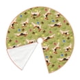 thumbnail image 2 of KLL Running Beagle Christmas Tree Skirt 48" ,Party Decorations Farmhouse for Christmas Decorations Holiday Party, 2 of 6