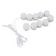 thumbnail image 3 of Luces LED de tocador con 10 bombillas regulables, luces de espejo de brillo y color ajustables por USB para maquillaje, vestidor y baño, 3 of 10
