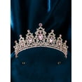thumbnail image 1 of 1pc Luxurious & Elegant Princess Crown Bridal Hair Accessory For Wedding Party, 1 of 4