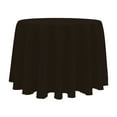 thumbnail image 1 of Ultimate Textile (10 Pack) 102-Inch Round Polyester Linen Tablecloth - for Wedding, Restaurant or Banquet use, Espresso Dark Brown, 1 of 4