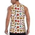 thumbnail image 6 of Rocae Hot Dog Pizza for Men's Workout Tank Top Men's Running Tank Top Dry Fit Athletic Workout Tank TopsX-Large, 6 of 9