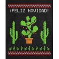thumbnail image 4 of Old Glory Toddler Cactus Desert Feliz Navidad Ugly Christmas Sweater Long Sleeve T Shirt, 4 of 6