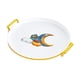 thumbnail image 1 of Bandeja decorativa redonda BLESIY para mesa de café con doble asa 29 cm, 1 of 8