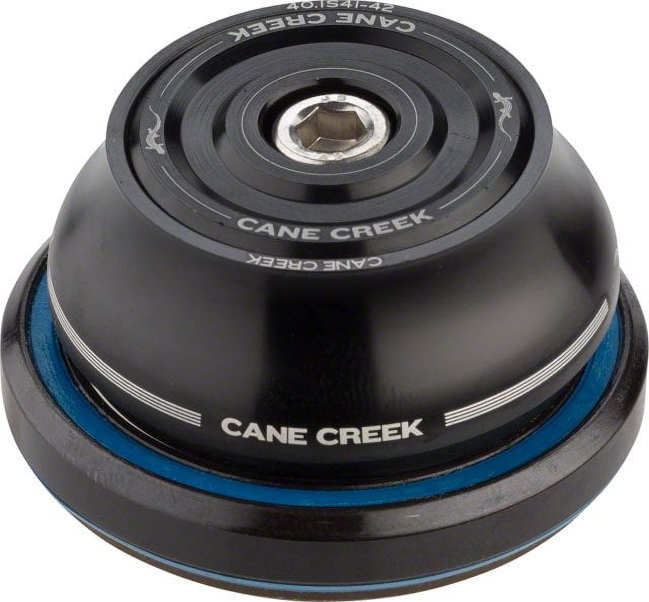 Serie Cuscinetti Sterzo Cane Creek 40 ZS44/28.6/H8 ZS56/30, Colore Nero. Per Bici.