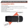 thumbnail image 2 of 2pcs Rear Pair Left+Right Side Chrome Exterior Door Handle Compatible With Chevy/GMC/Cadillac 07-13 Avalanche/Silverado/Sierra New Body Crew Cab 07-14 Suburban/Tahoe/Yukon/XL/Escalade/ESV/EXT, 2 of 5
