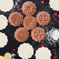 thumbnail image 3 of OULII 1 Set Moon Cake Baking Mold with Hand Press Function for DIY Making, 3 of 8