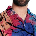 thumbnail image 5 of Tree Men's Hawaiian Button Down Short Sleeve Casual Printed Summer Beach Unisex Shirt, 5 of 6