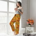 thumbnail image 5 of Disketp Thanksgiving Day Women's Comfy Pajama Pants Casual Drawstring Palazzo Lounge Wide Leg Pants-XX-Large, 5 of 6