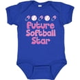thumbnail image 3 of Inktastic Future Softball Star Girls Baby Bodysuit, 3 of 5