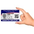 thumbnail image 4 of Company ID Card - (Essential Employee) Custom with Your Photo and Information - Identification Card Holder and Ball Chain Included, 4 of 4