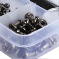thumbnail image 2 of Monk Head Rivets Aluminum Material Leather Craft Costume Making Punching Supplies Screw Kit, 2 of 3