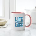 thumbnail image 4 of CafePress - Life Is Better At The Lake Mugs - 11 oz Ceramic Mug - Novelty Coffee Tea Cup, 4 of 4