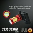 thumbnail image 4 of Alla Lighting 9006 LED Fog Lights Bulbs 2835 36-SMD 3000lm Extreme Super Bright HB4, 8000K Ice Blue, 4 of 6