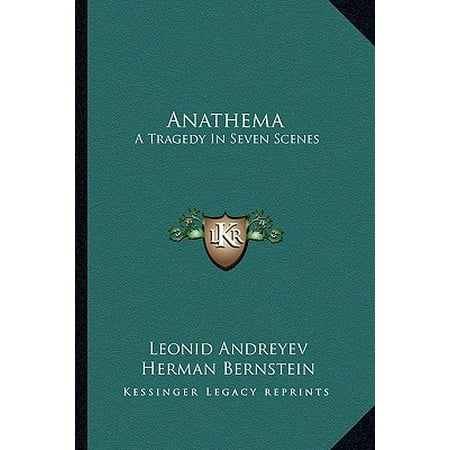 Anathema A Tragedy In Seven Scenes Walmart Com