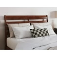 thumbnail image 5 of AFI Savannah Full Solid Wood Headboard with Attachable Charger, Walnut, 5 of 8