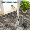 thumbnail image 7 of Garvee 5x7ft Vintage Floral Area Rug, Washable Rug Boho Distressed Carpet Non-Slip Throw Rug for Living Room Bedroom Home Office, Brown, 7 of 7