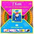 thumbnail image 2 of Complete Round Knitting Loom Kit | 4 Knitting Circle Looms, 4 Pompom Makers, 3 Plastic Needles, 1 Soft Grip Pick | Perfect Crochet Craft Kit for Beginners | by, 2 of 6
