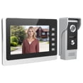 thumbnail image 2 of Sistema de control de acceso, timbre con cable TFT LCD de 7 pulgadas, timbre con video con cable construido para precisión, 2 of 12