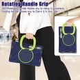 thumbnail image 5 of XYX Case for Lenovo Tab P11 Pro Gen 2 2022 11.2 inch(TB-138FC/TB-132FU), 360 Degree Rotating Hand Grip Shockproof Cover with Shoulder Strap, NavyBlue Lime, 5 of 7