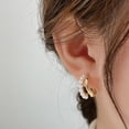 thumbnail image 2 of Pendientes de perlas para chicas adolescentes Pendientes minimalistas de piercing Pendientes de moda, 2 of 5