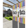thumbnail image 3 of nqOlkjepod Outdoor Curtains for Patio Waterproof, Colorful Pencils Outdoor Privacy Panels Grommet, Dog Paws Back to School Cute Blackout Outside Curtains for Porch/Cabana/Pergola 54"x84", 1 Panel, 3 of 8
