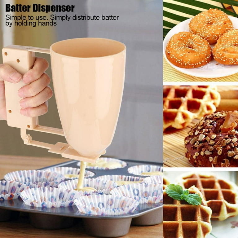 HERCHR 1200ml Pancake & Cupcake Batter Dispenser Gravy Grease