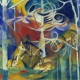 thumbnail image 2 of Art.com Deer in the Forest I, 1913 Giclee Print by Franz Marc, 24" x 24", 2 of 4