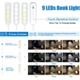 thumbnail image 3 of Lámpara de lectura LED con protección para los ojos, atenuación continua con control táctil, cuello flexible ajustable de 360° para una lectura cómoda, 3 of 6