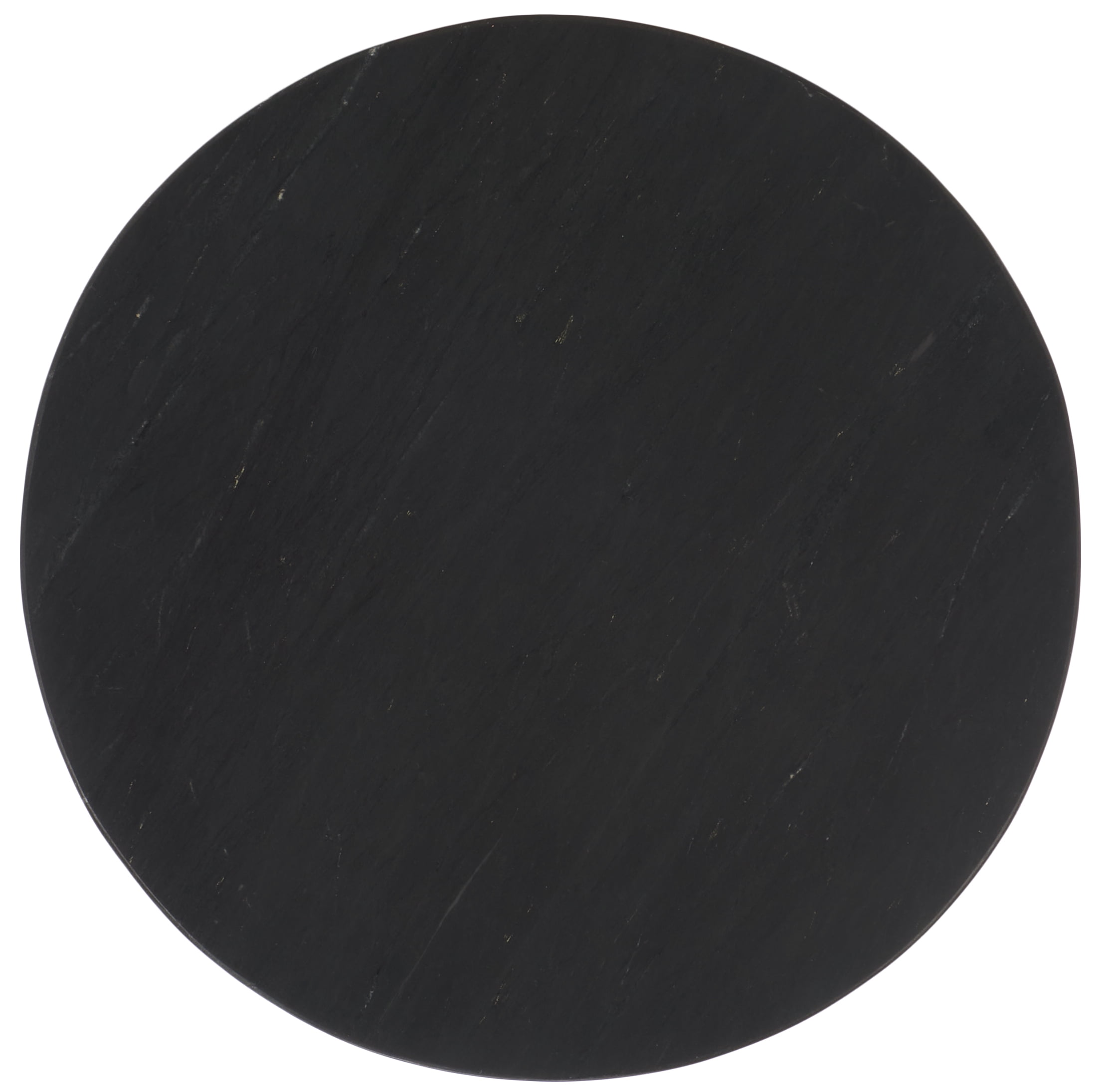 Safavieh Couture Melinda Marble Round C End Table, Black