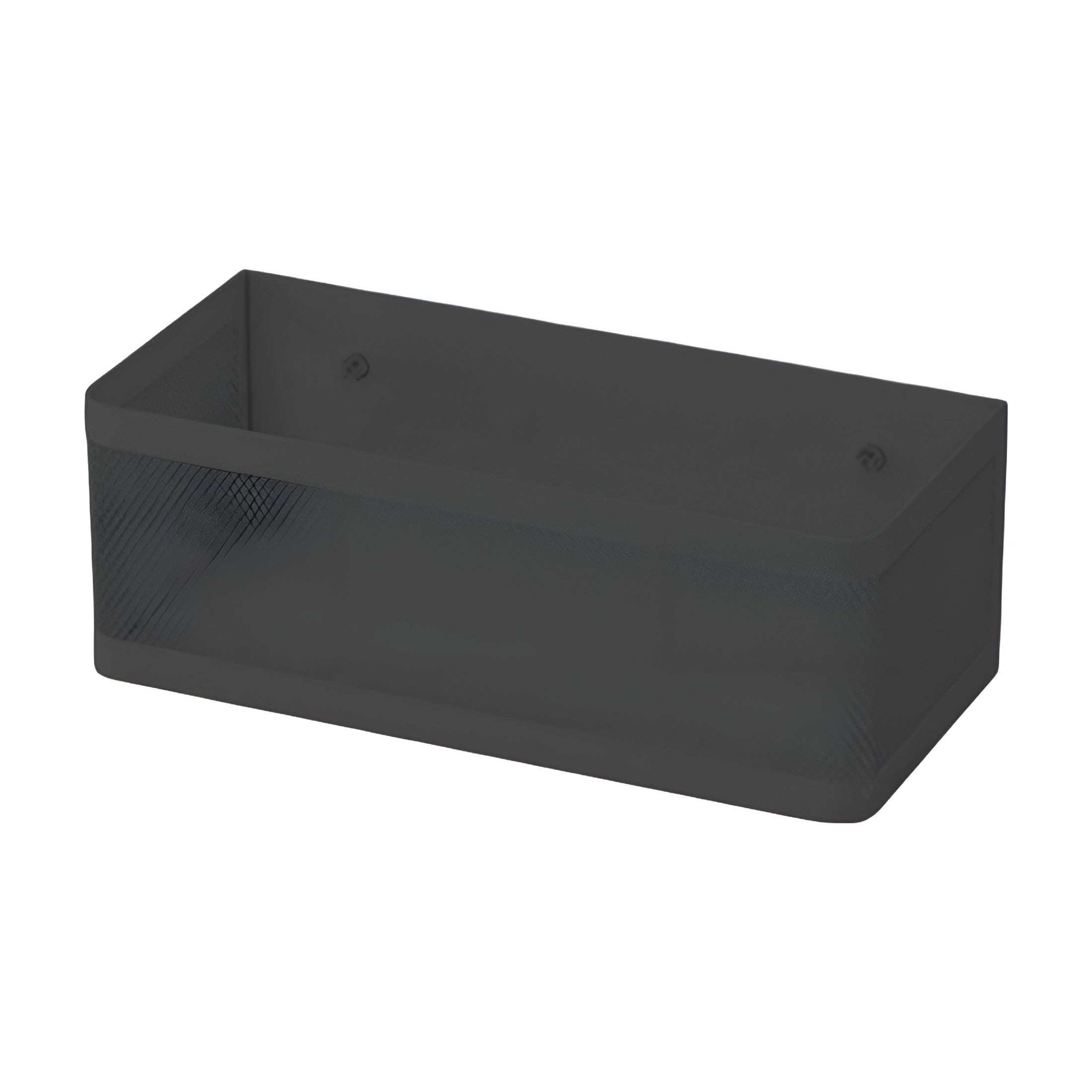 LAMIRO 1 Pcs Magnetic Shelf for Fridge Shelves for Whiteboard Classroom Basket Organizer Holder Locker Storage Magnetic Bin Box Containers for Side Of Refrigerator,Black
