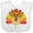 AA-White, variant on Inktastic Thanksgiving Pilgrim Turkey Holiday Boys or Girls Baby Bib