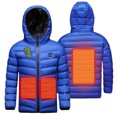 thumbnail image 2 of Maqroz Kids Heated Jacket Boys Girls Youth Hearting Winter Coats Rechargeable Toddler Warm Cold Weather Jacket Thermal Quilted Puffer Coat No Battery, 2 of 9