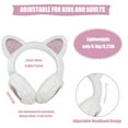 thumbnail image 4 of Orejeras de gato cálidas de invierno para mujer, lindas orejeras de Catear, diadema de piel sintética, orejeras para exteriores, 4 of 5