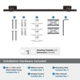 thumbnail image 4 of Amerock Bronx Oil-Rubbed Bronze 18 inch (457mm) Towel Bar, 4 of 7
