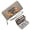 Grey, variant on GEEAD Lightweight Women's Clutch Wallet Wallet with Wrist Strap for Women Pumpkins Autumn Leaves Cinnamon Sticks Everyday Wallet Romantic Gift for Wife & Girlfriend