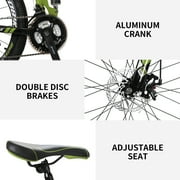 Folding Bike,26 Foldable Full Suspension Mountain Bike,21 Speed Bicycle Mens/womens Bicycle