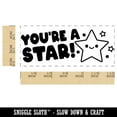 thumbnail image 2 of You're a Star Teacher Student School Self-Inking Rubber Stamp Ink Stamper - Black Ink - Small 1-1/2 Inch, 2 of 7