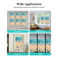 thumbnail image 6 of Window Privacy Film Geometric Coastal Stained Glass Window Film Decorative Sun Block Window Cover Cartoon Starfish Shell Sea Waves Window Clings Static Adhesive Sticker for Bathroom 23.6"x78.7", 6 of 7
