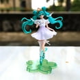 thumbnail image 2 of 2023 nuevo Hatsune Miku Ángel princesa vestido blanco de pie kawaii chica Miku cantante virtual Anime figura de acción 3D PVC modelo de juguete, 2 of 4