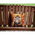 thumbnail image 2 of Carolines Treasures DAC7172PW1414 14 x 14 in. Siberian Cat in Fall Leaves Throw Pillow, 2 of 5