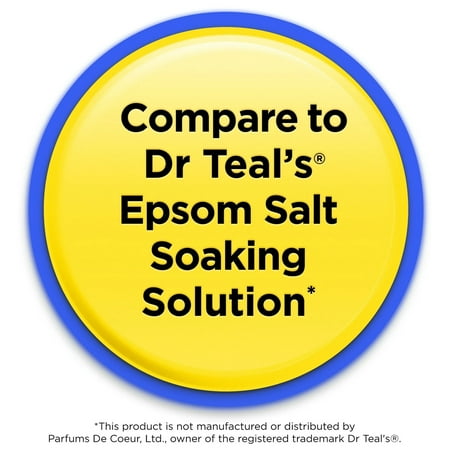 Equate Epsom Salt, Eucalyptus & Spearmint, 3 lbs, Compare to Dr Teal's® Epsom Salt Soaking Solution