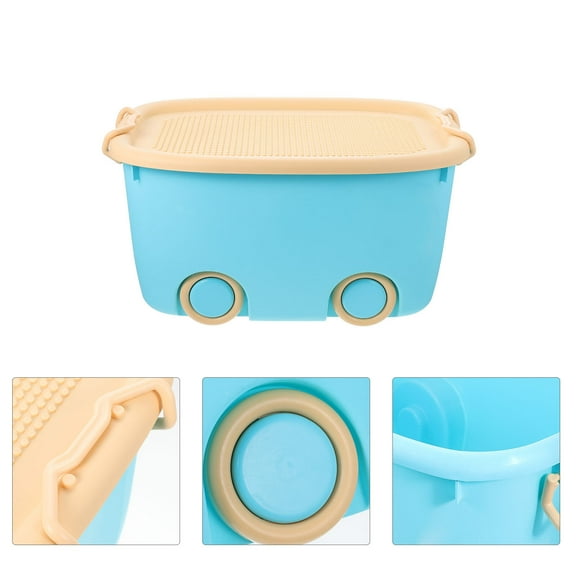 MERRYHAPY Rolling Storage Box Organizer for Clothes, Toys, and Sundries, Ideal for Nursery, Playroom, and Home Storage