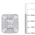 thumbnail image 2 of Everly Unisex Created Sapphire Sterling Silver Cufflink, 2 of 6