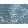 thumbnail image 4 of Ambesonne Geometric Quilted Bedspread Set 3 Pcs, Circular Floral Shape, King Size, Slate Blue Tan, 4 of 5